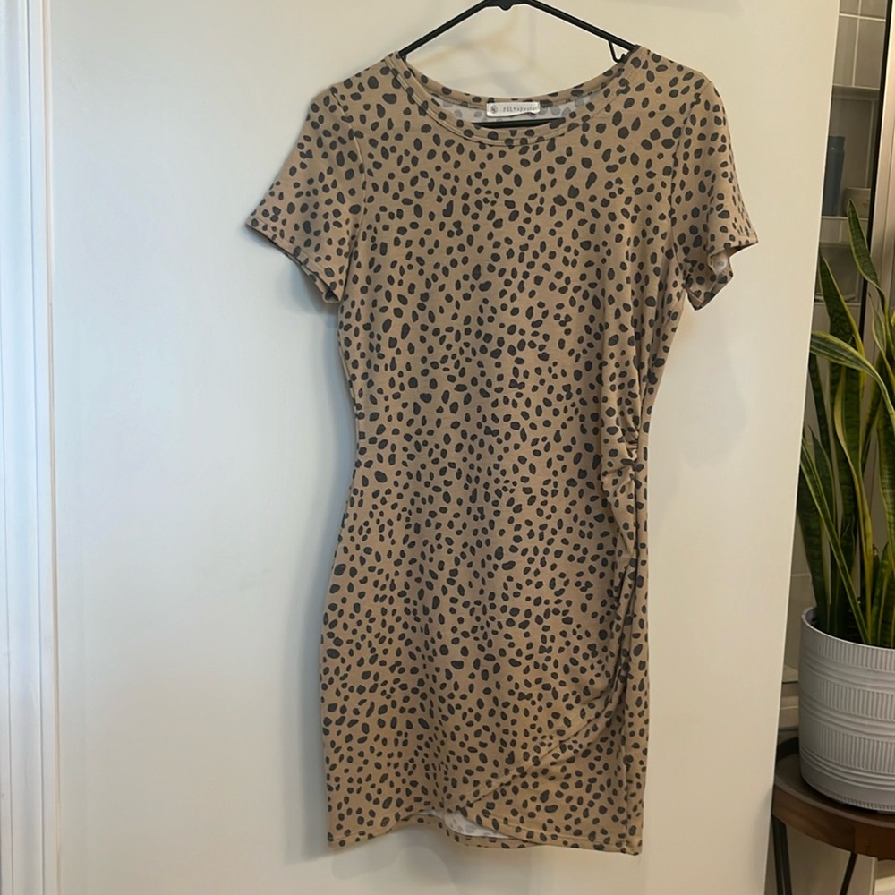 Cheetah print dress
